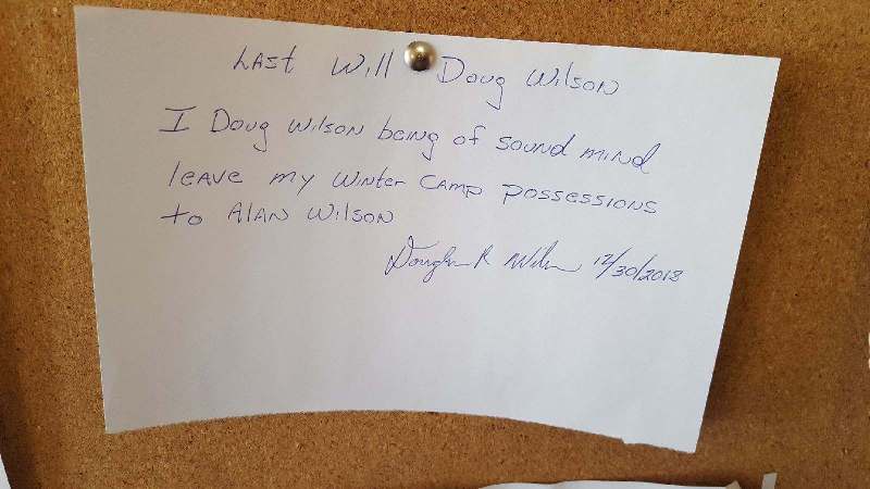 It is Winter Camp Universe Policy to not label pictures in our galleries