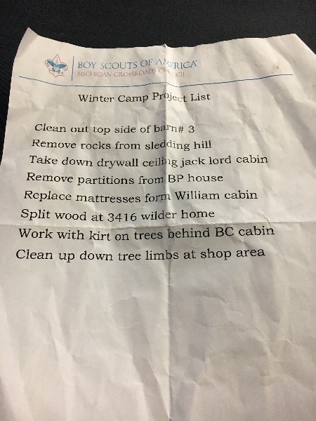 It is Winter Camp Universe Policy to not label pictures in our galleries