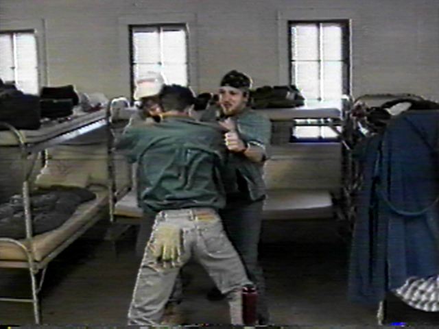 Lt Dan does his one-man-gang impression